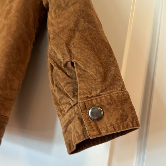 Tommy Bahama toddler 2T coat warm preppy, tan/ brown and white - Picture 7 of 12